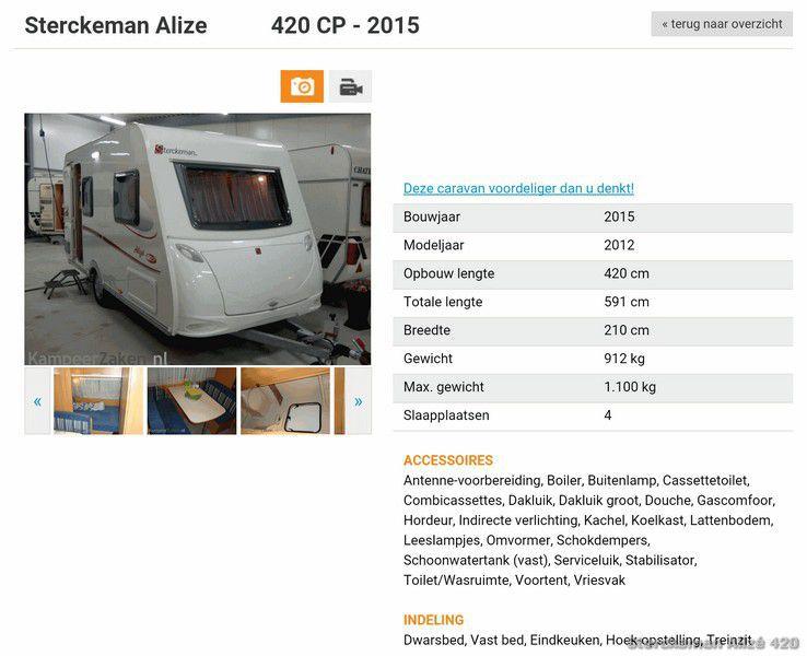 Sterckeman Alize 420 020